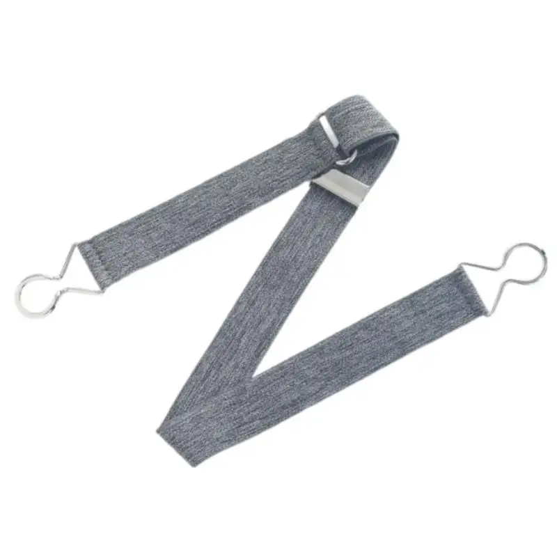 

39BB Hook Fastener Belt All Age Simple Jeans Belt Elastic Waiststrap Adult Unisex Waistband Pants Belt Clothing Accessory