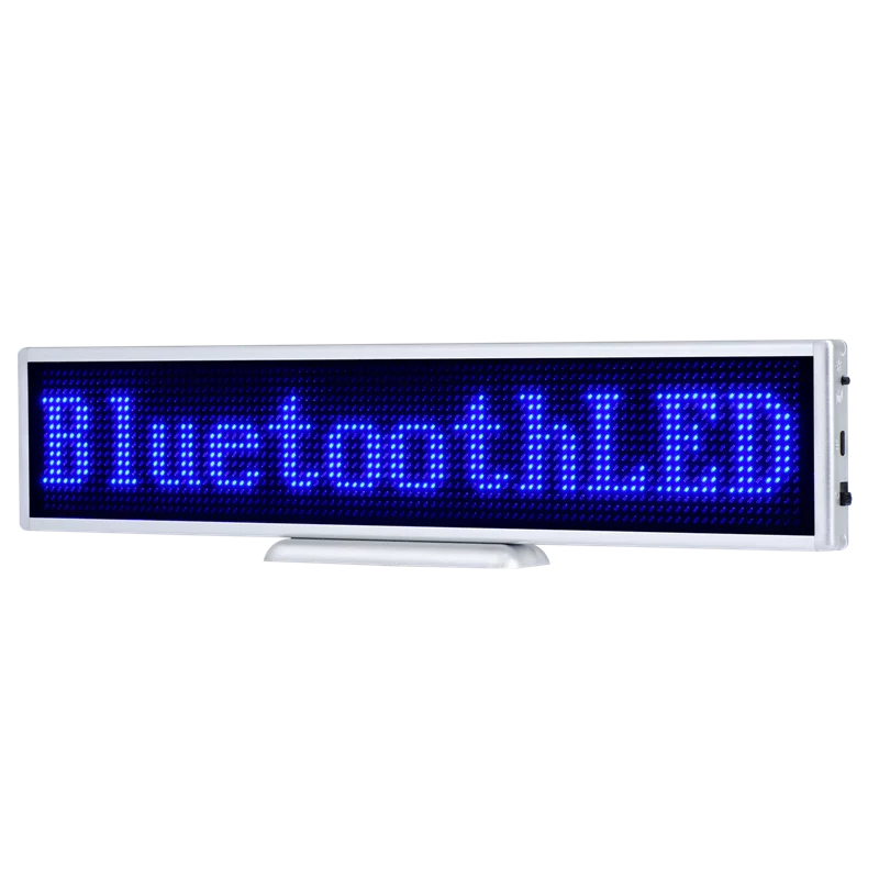 Recharge Mini Portable Programmable Blue Tooth LED Desktop Display LED Display