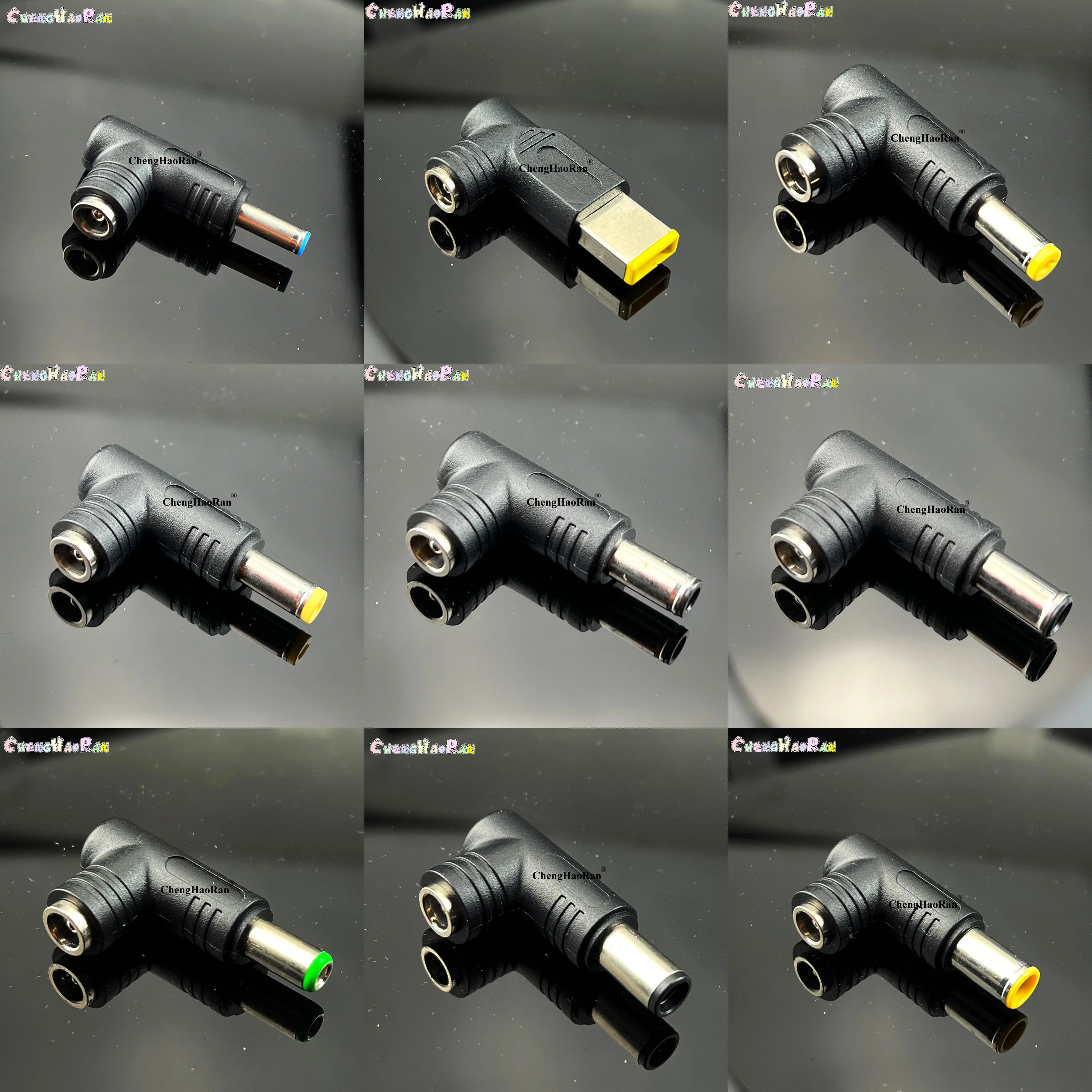 1pc Laptop DC 5.5x2.5 female interface socket Connectors to 6.0x0.6 6.0x1.4 6.3x3.0 7.4x5.0 7.9x5.5 Male plug power adapter