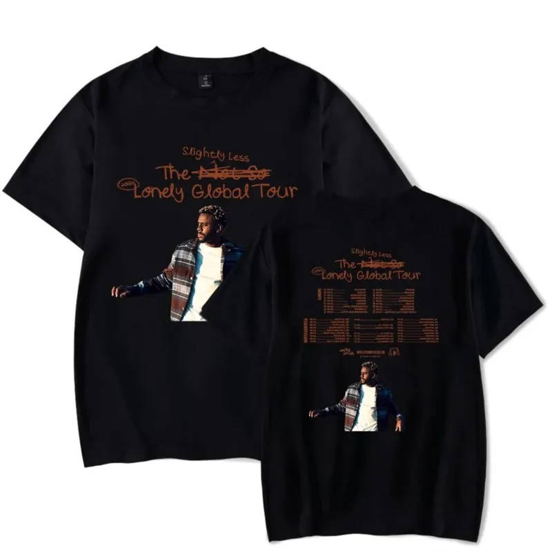 Myles Smith The Slightly Less Lonely Tour camiseta Merch para mujeres/hombres Unisex verano moda manga corta Camiseta ropa de calle