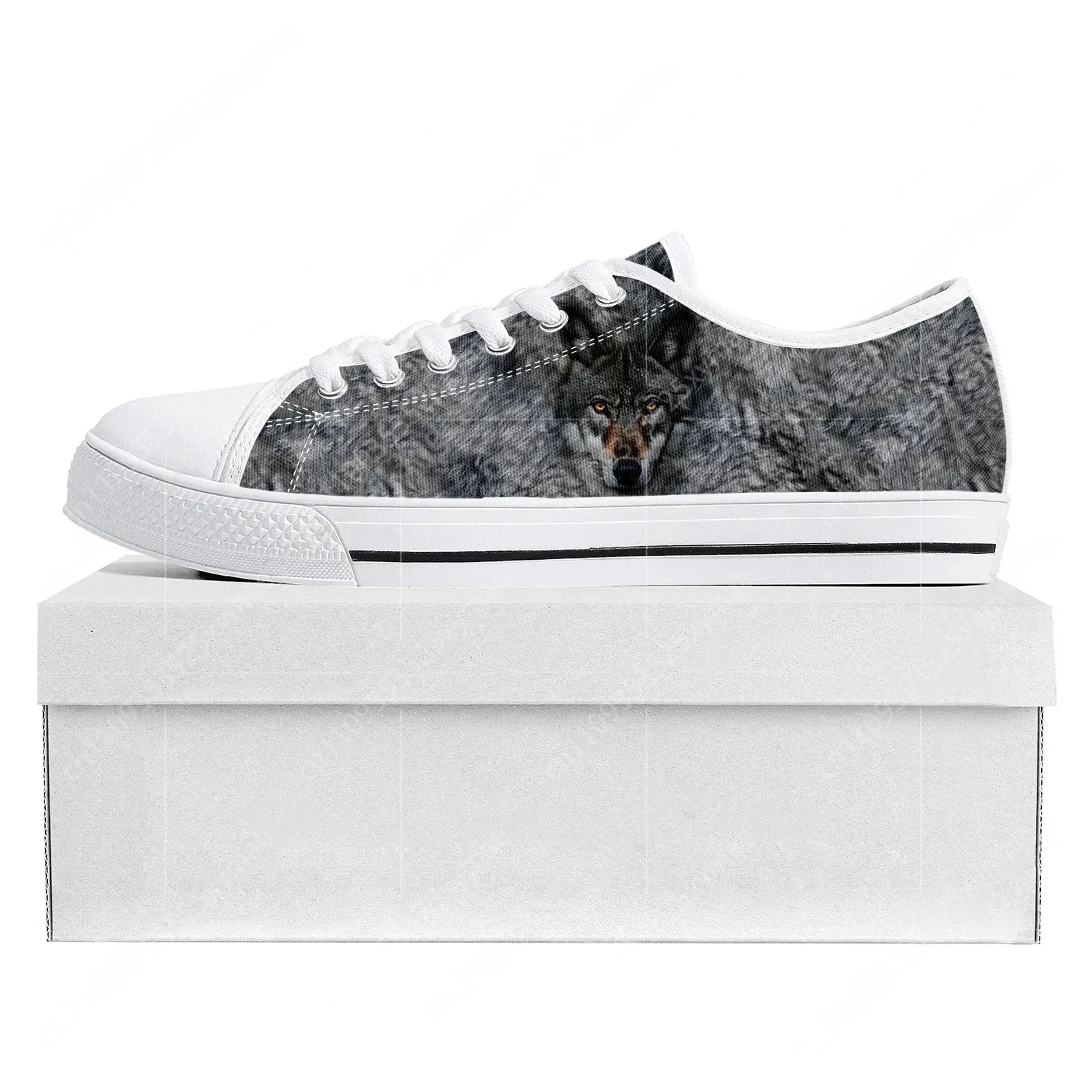 Panda Leopard Tiger Wolf Dog Low Top High Quality Sneakers Mens Womens Teenager Tailor-made Shoe Canvas Sneaker Couple Shoes view 5