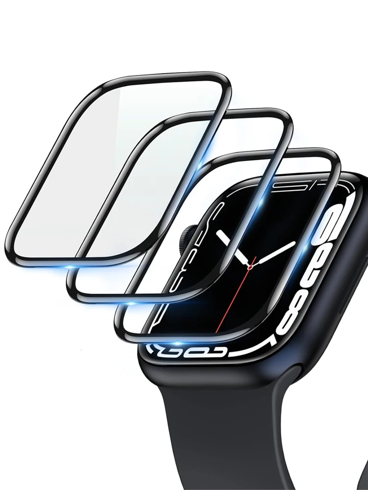 5 Packungen TPU-Displayschutzfolien für Apple Watch Serie 10 SE 9 8 7 6 5 Ultra2 49 mm 46 mm 45 mm 42 mm HD-Folie iWatch-Schutzhülle