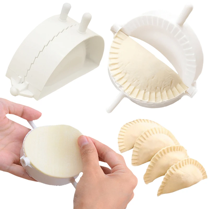 Plastic Dumplings Maker Set 3PCS/Lot 7cm/8cm/10cm Multiple Size Jiaozi Mold Set Party Cooking Tools Easy to use Pastry Tools ZYF