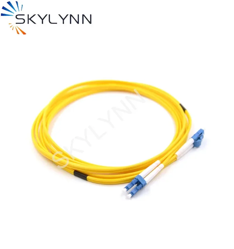 LC/UPC-LC/UPC وضع واحد G657A1 دوبلكس 2.0 مللي متر LSZH سترة التصحيح الحبل 0.5 متر 1 متر 2 متر 3 متر 5 متر جودة عالية #3