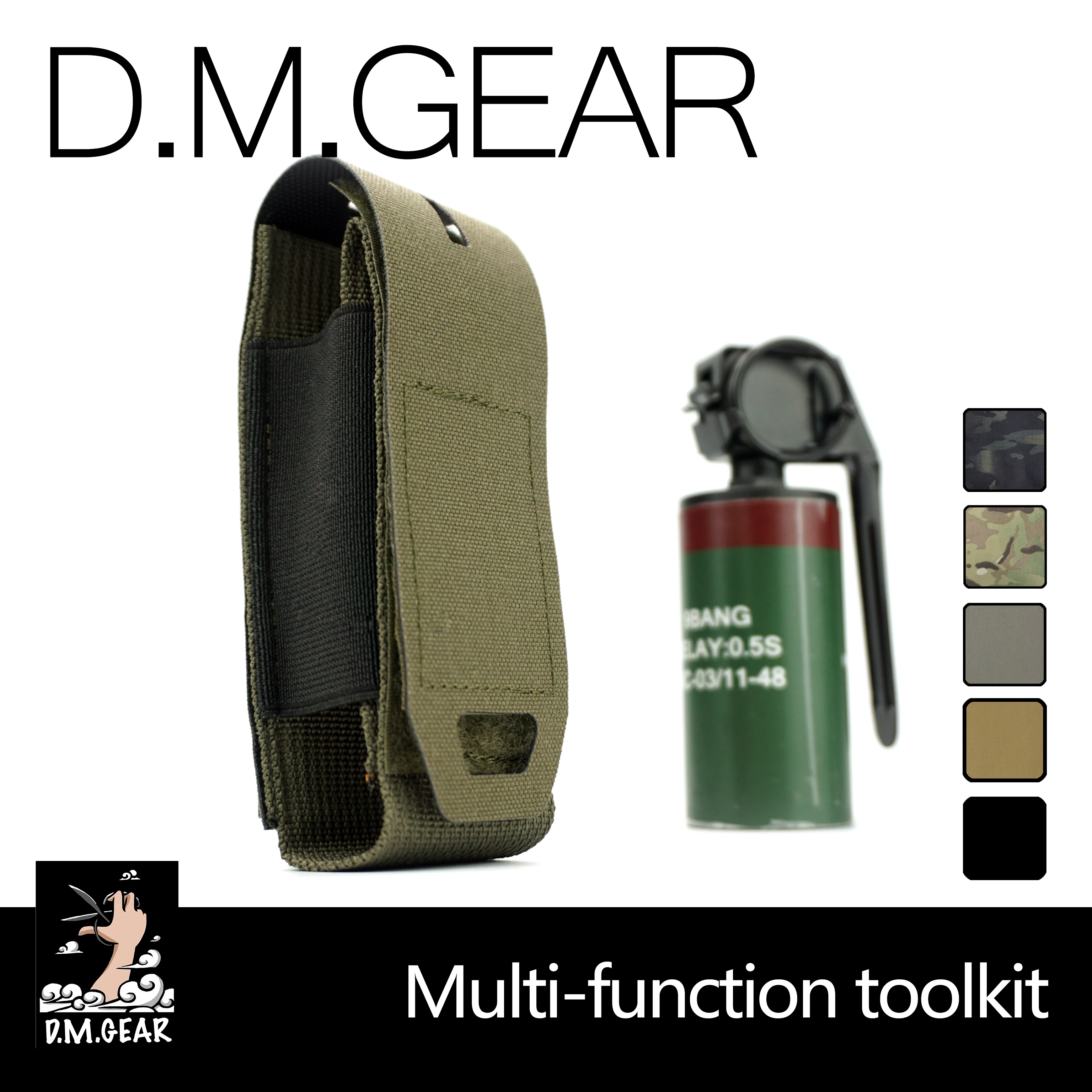 DMGear – Modelo Dan equipamiento táctico ventilador de trompeta exteriores - imagen 5