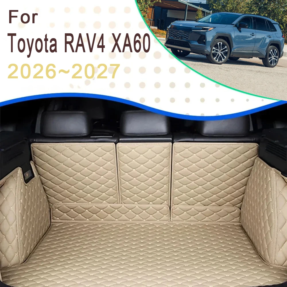 Car Trunk Cargo Liner For Toyota RAV4 XA60 Wildlander 2026 2027 Waterproof Rug Rear Boor Mat Carpet Storage Pad Auto Accessories