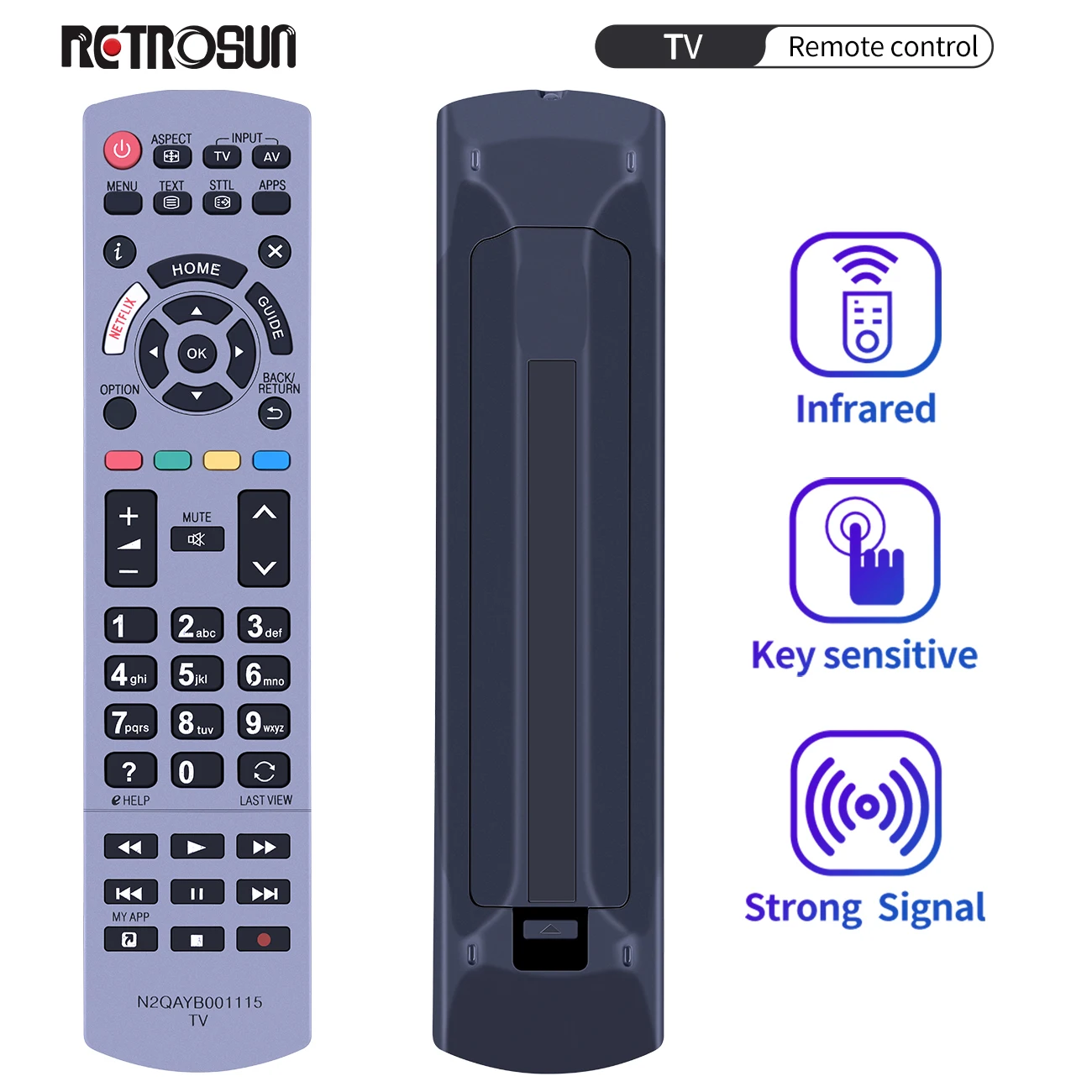 New N2QAYB001115 Fit For PANASONIC TV Remote Control