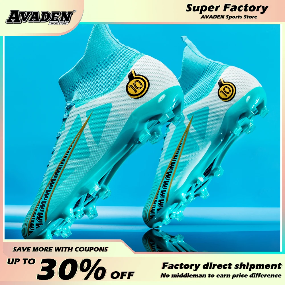 

Original Soccer Boots Indoor Football Field Futsal cleats Soccer Shoes Sneakers Kids Futsal Training Boots TF Adult Soccer Shoes