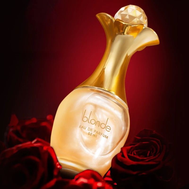 50ml fragrância feminina fresca doce floral de longa duração para mulheres com camadas naturais suaves e radiantes e personagem delicado elegante