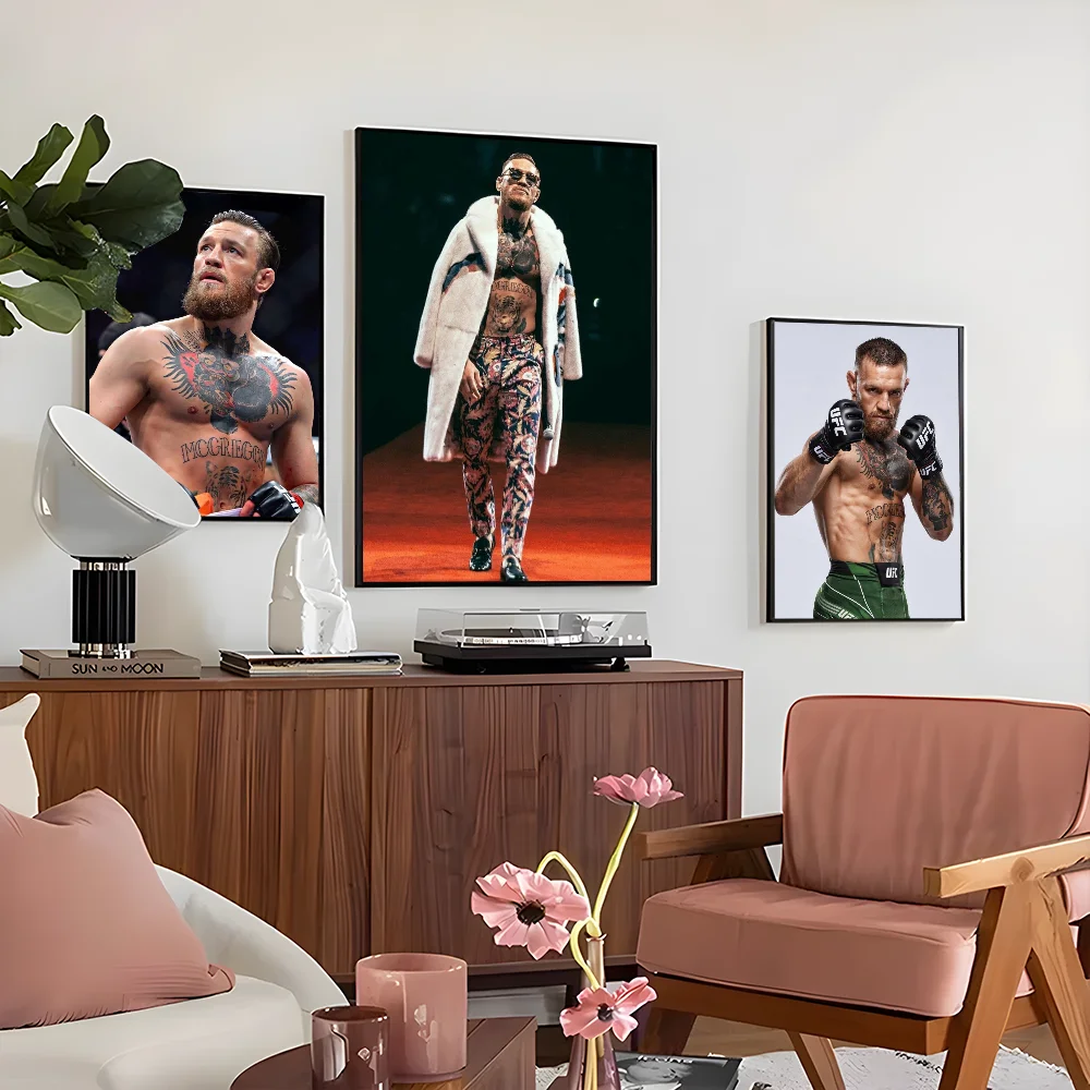 Ufc Conor McQueen-ملصق فني ذاتي اللصق مقاوم للماء ، ديكور حائط ، ملصق ورقي ، قهوة ، منزل ، بار ، غرفة ، 1 * #3