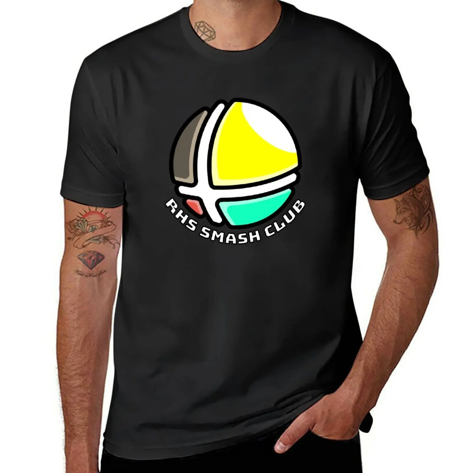 

New RHS Club Logo Shop T-Shirt t-shirts man summer tops mens clothing