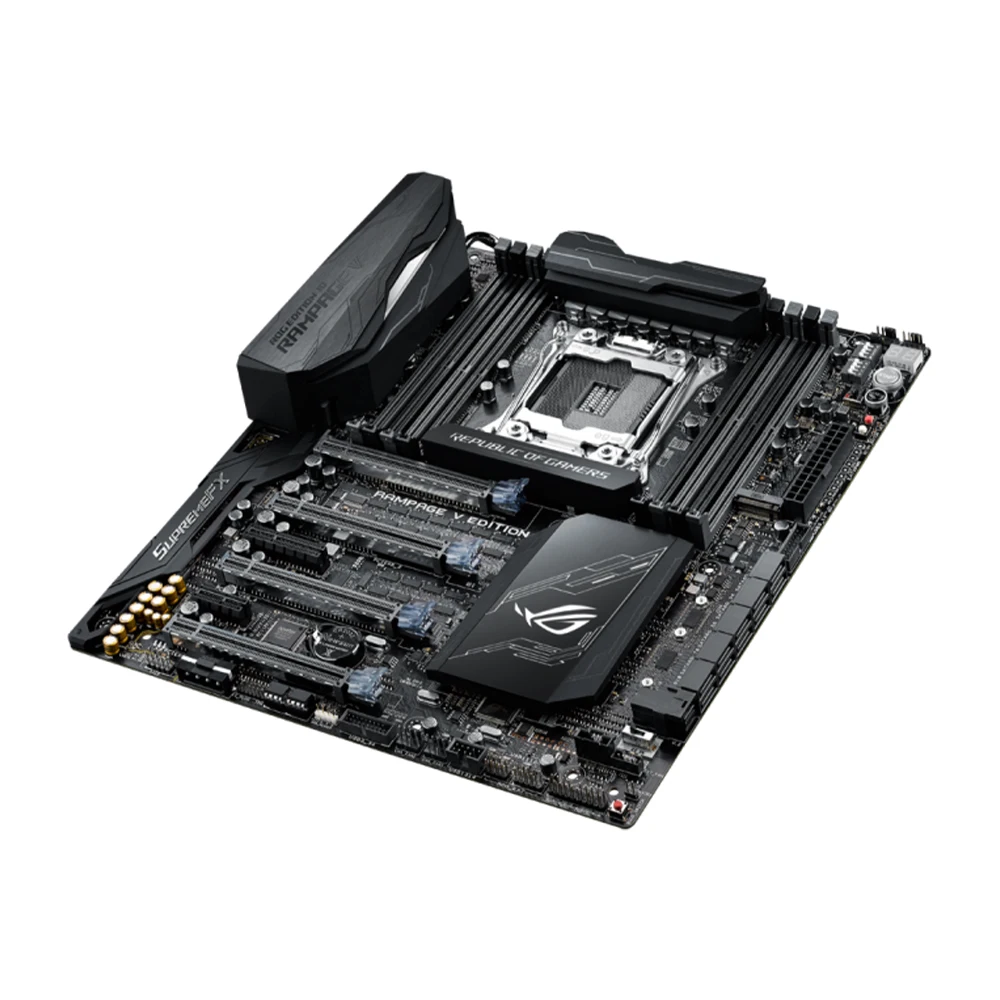 Imagem -05 - Asus-rampage v Edição 10 E-atx Motherboard Slots Ram Ddr4 Suporta Processadores Core i7 X-series no Soquete Lga 2011-v3 i7 6950x