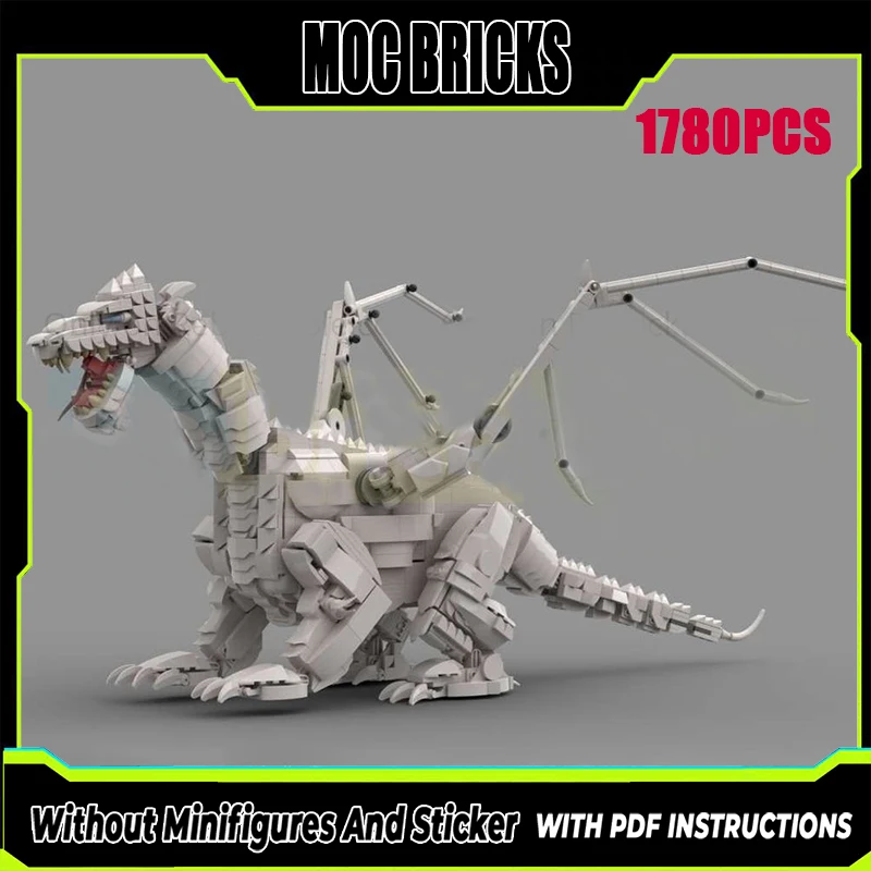 新しい MOC ビルディングブロックモデルドラゴンキングの咆哮シリーズ技術モジュラー子供のおもちゃギフト DIY アセンブリセット