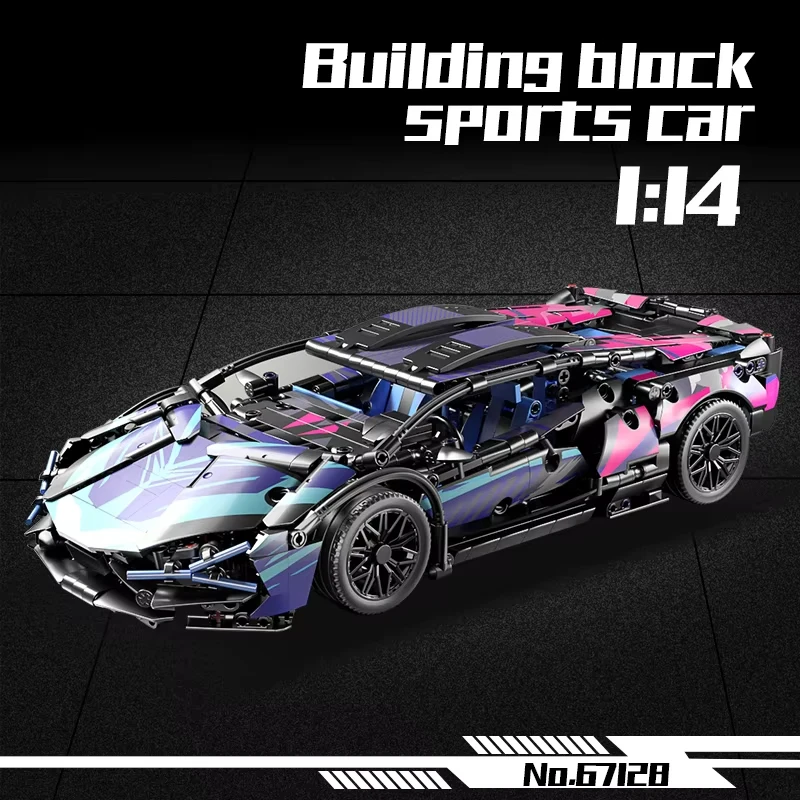 Toylinx 1314 PCS Bouwstenen voor Volwassenen 1:14 Schaal Super Auto Blok Cool Desktop Decoraties kinderen Festival Geschenken Model