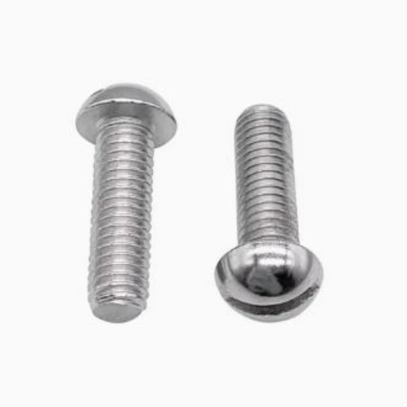 50/100/200pcs M1.6 M2 M2.5 M3 M4 M5 M6 Gb67-76 304 Stainless Steel Half Round Cup Mushroom Slotted Drive Machine Screws