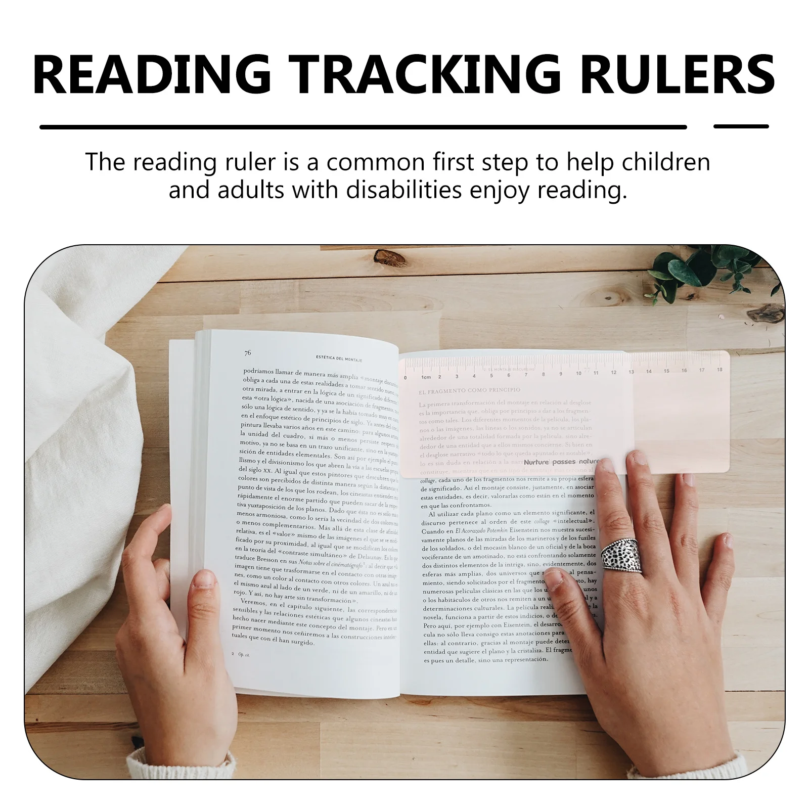 8Pcs Reading Tracking Rulers Colored Overlays Bookmark Guided Reading Strips Reduce Visual Stress for Children Adults