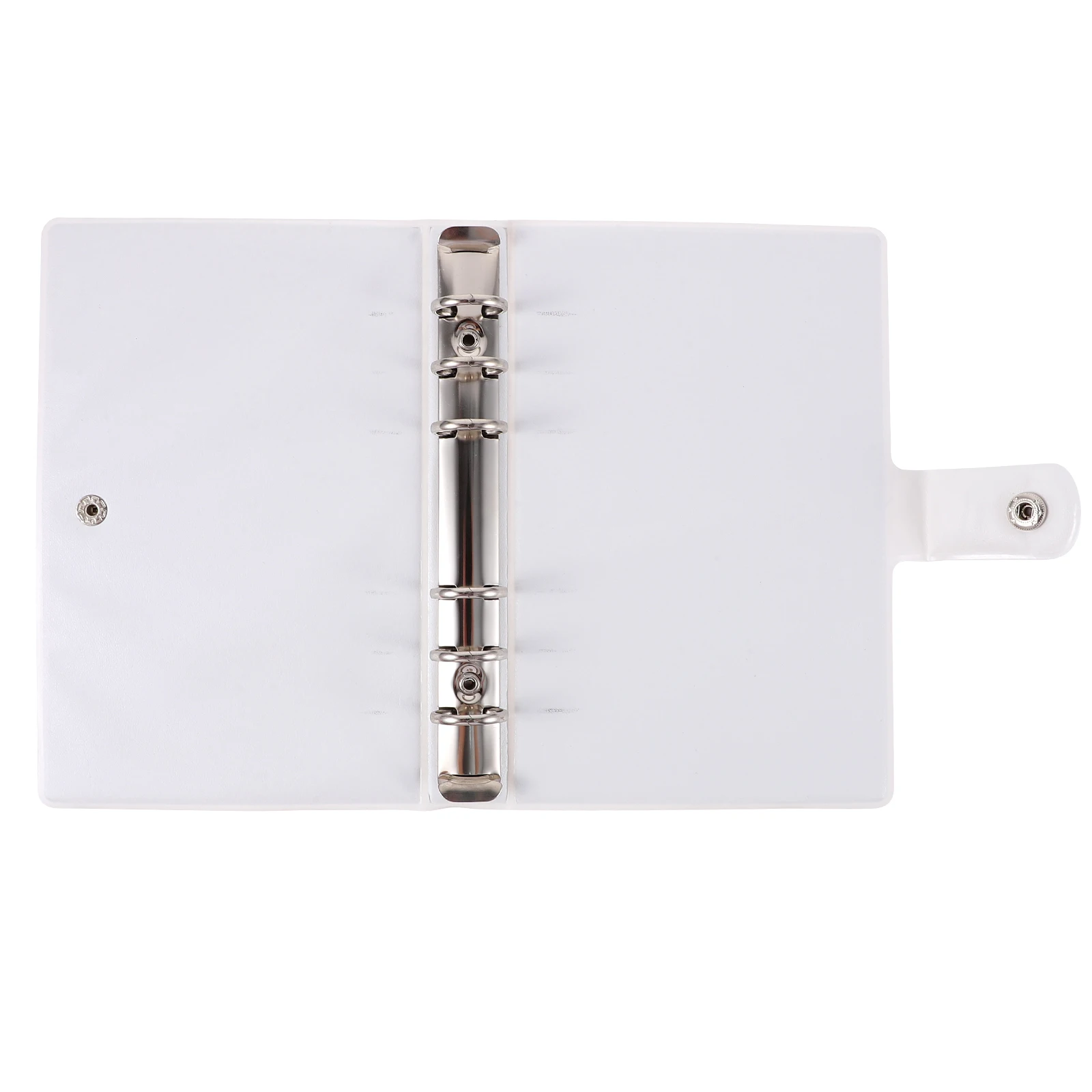 

6-Ring Binder Shell Plastic Material Easy to Carry for Document Folder Notebook 6-Ring Binder Cover Notepad Cover