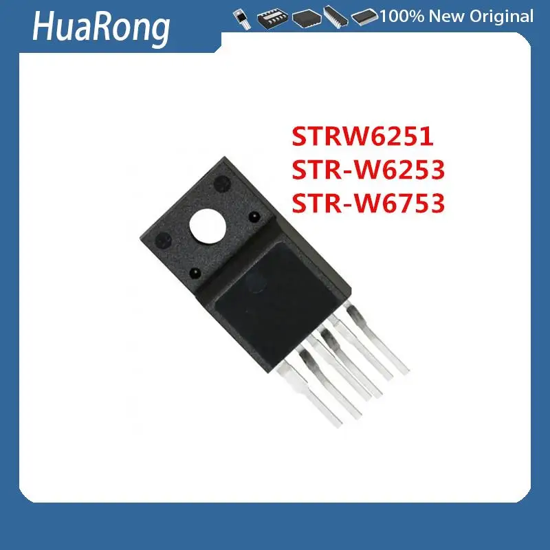 10PCS/LOT  STRW6251 STR-W6251  STR-W6253 STRW6253  STR-W6753 STRW6753      TO-220F-6