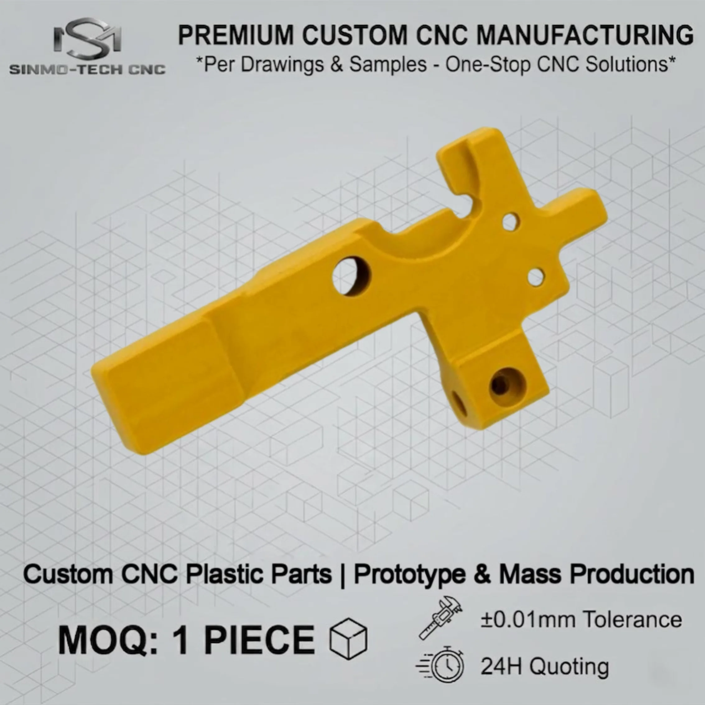 Custom CNC Machining Engineering Plastic Parts, CNC Milling Turning POM PA66 PEEK PTFE OEM Non-Standard Prototype