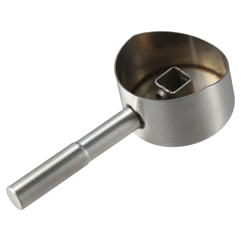 Stainless Steel Lever Handle with Hot and Cold Color Button 42mm Water Tap Handle Shower Handle Replacement Bathroom