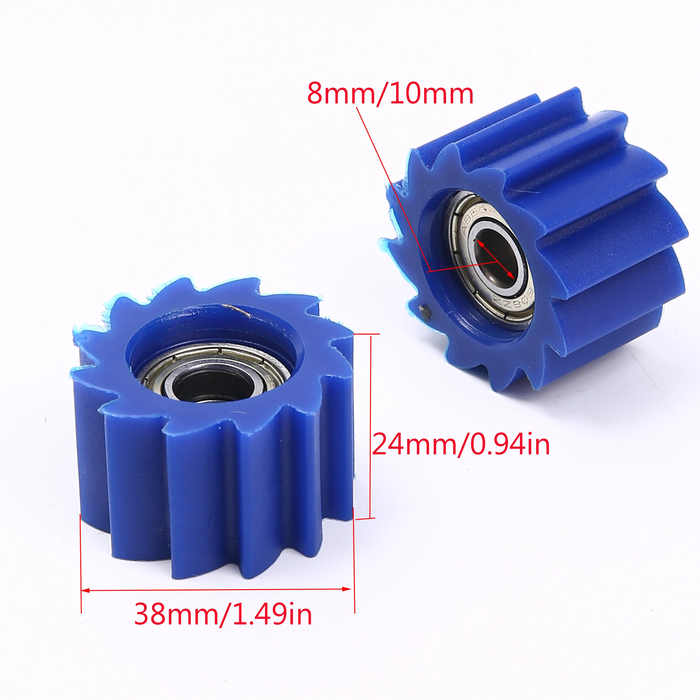 Motorcycle Pulley Wheel Drive Chain Roller Tensioner 8mm10mm For Yamaha Honda Kawasaki KX KXF 250 450 250F CR CRF RMZ WR YZ