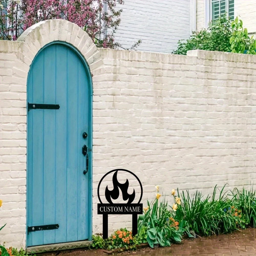 Elegant Custom Metal Garden Stakes Perfect for Beautifying Lawns Patios Hassle Free Decorative Gift for Outdoor Spaces