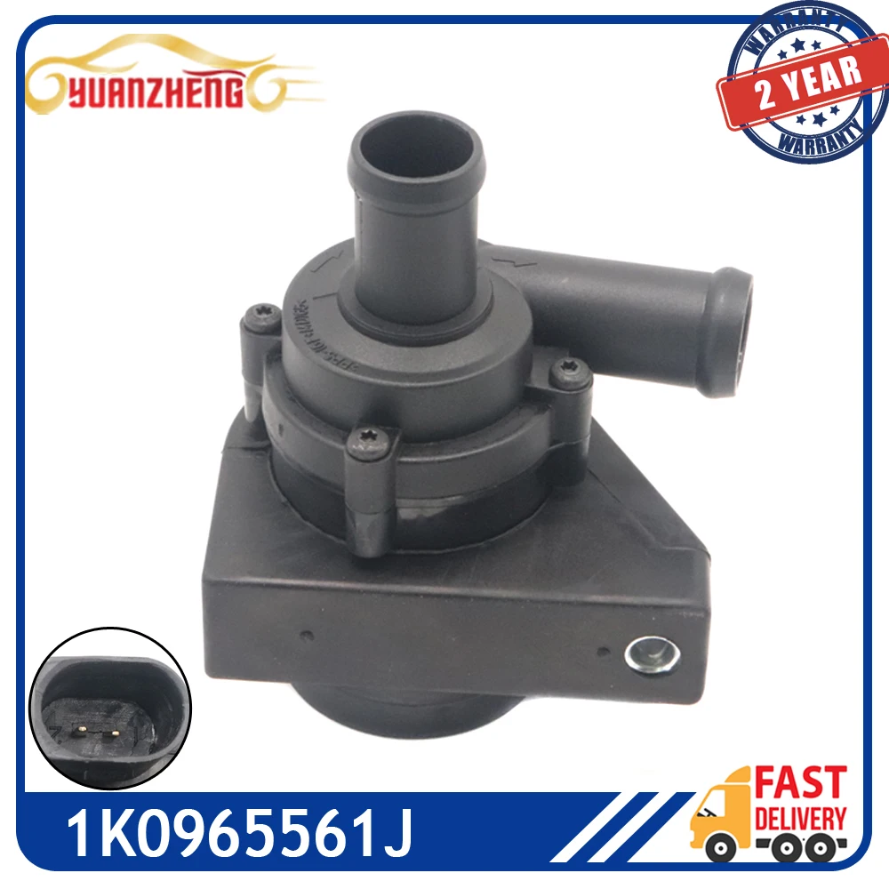 Car 12V 1K0965561J Cooling Water Pump Auto Additional Auxiliary Electric For Audi A3 Q3 TT Volkswagen Eos CC Golf Passat B5 B6