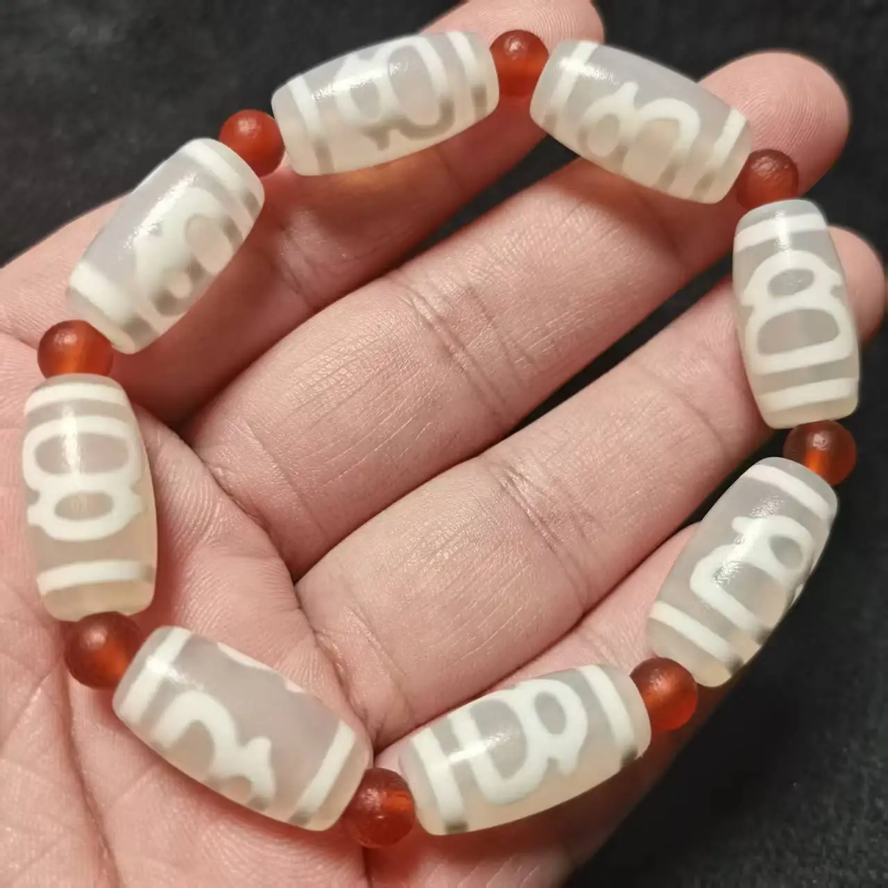 Top Tibetan Dzi Bracelet natural agate Wealth men Charming bracelets high quality precious taki Bracelet for women 3