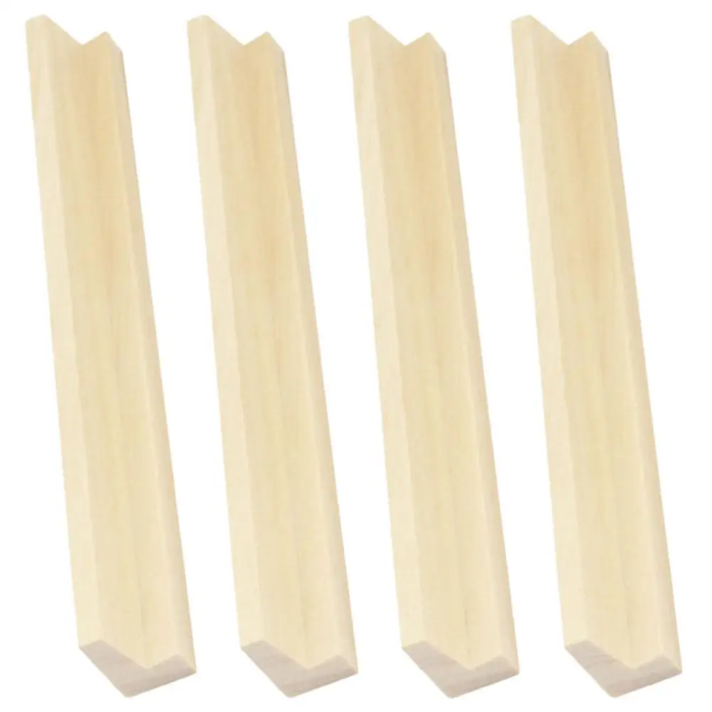 4 szt. Drewniany stojak na listy 19cm Premium drewniany stojak Domino DIY wielofunkcyjne karty do zabawek podstawy tace praktyczne narzędzie ogrodnicze