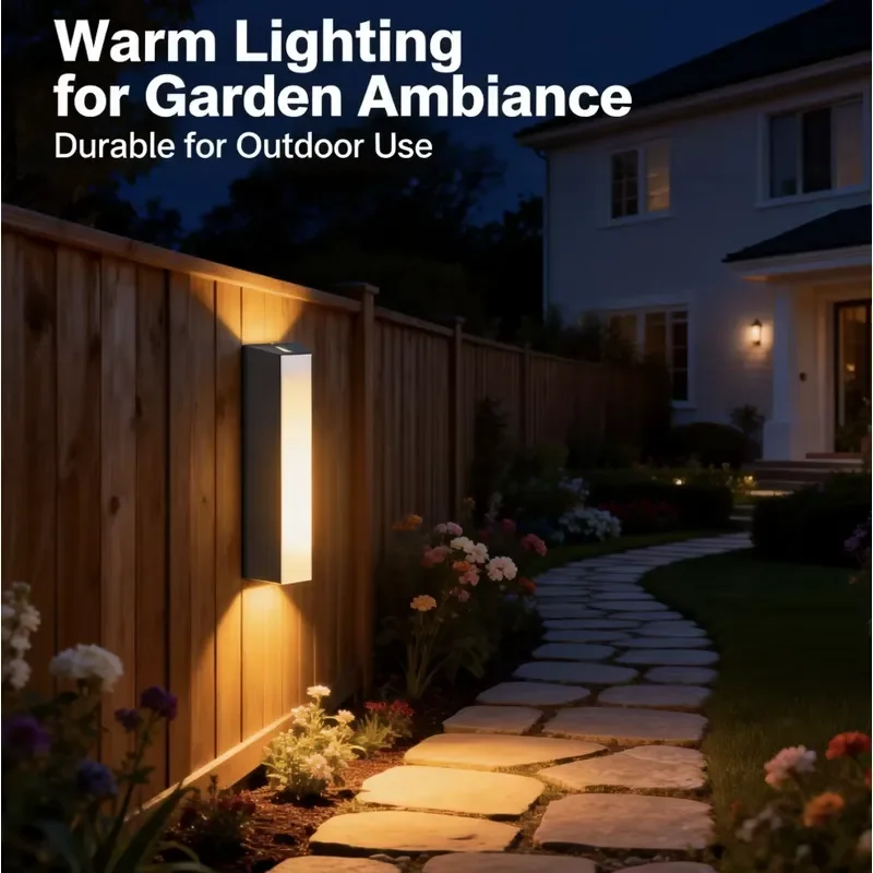 Waterproof LED Up Down Wall Light Outdoor Garden Landscape Aluminum Die Casting Exterior Projection Lamp for House Facade