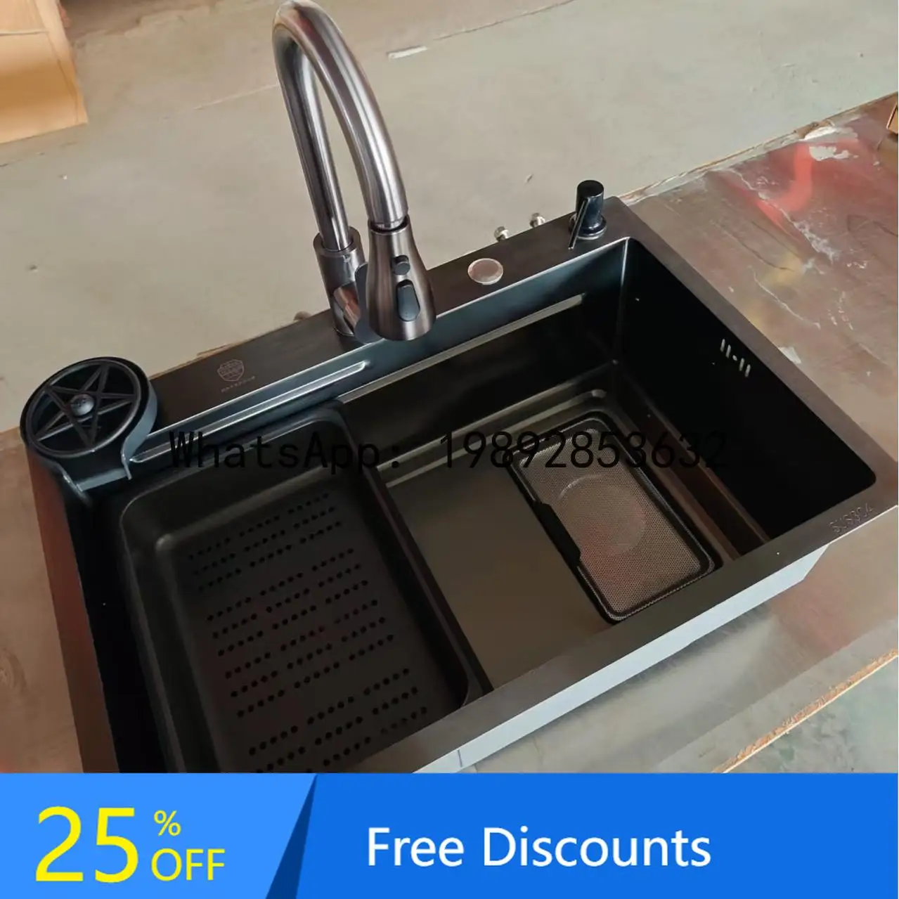

CZ Bowl Kitchen Sink Rice Grain Embossed 4.0 Thick Stainless Steel Household Vegetable Washing Basin Undermount Dishwashing Sink