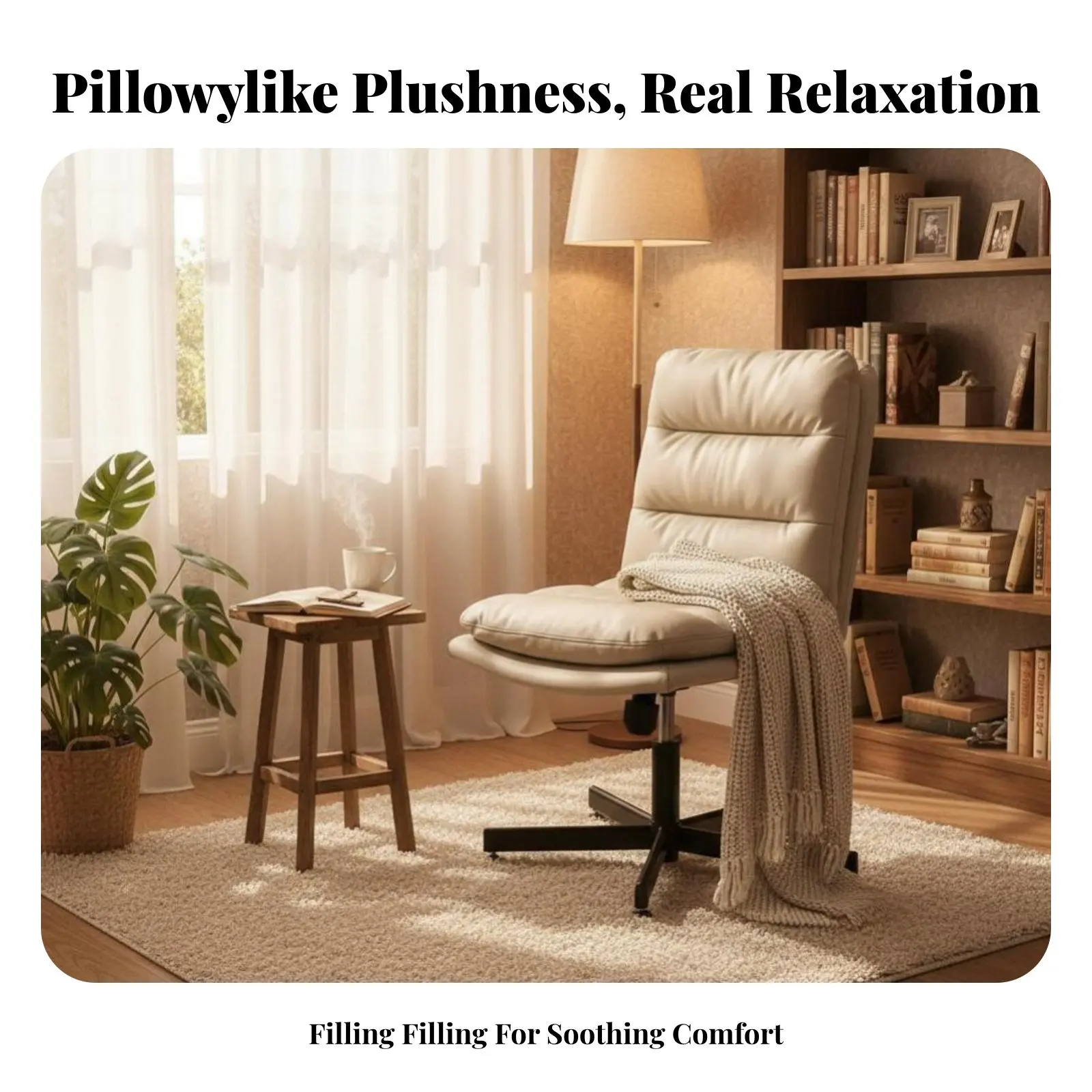 

Highspine Ergonomic Chair Modern Design Office Furniture Height Adjustable Reclining for Bedroom, Workstation