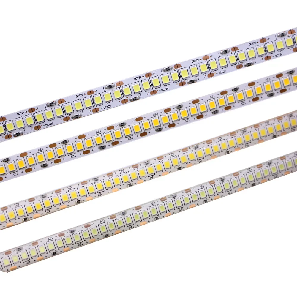 2835 SMD 240 diod/m DC12V 24v elastyczna taśma led CCT 5m neutralny biały 4000k biały PCB; niewodoodporny; IP20