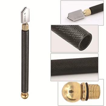 1 Set Handheld Glassnijder Professionele Glazen Tegel Spiegel Snijgereedschap Handgereedschap Met Olie Druppelaar Glassnijder Set 2-20Mm