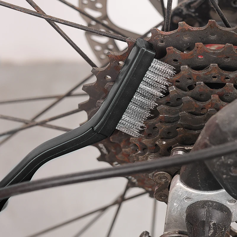 LEBYCLE Bike Cleaning Brush Set Stainless Steel Multifunctional Chain Cassette Freehub Cleaner Bike Maintenance Cleaning Tool view 5