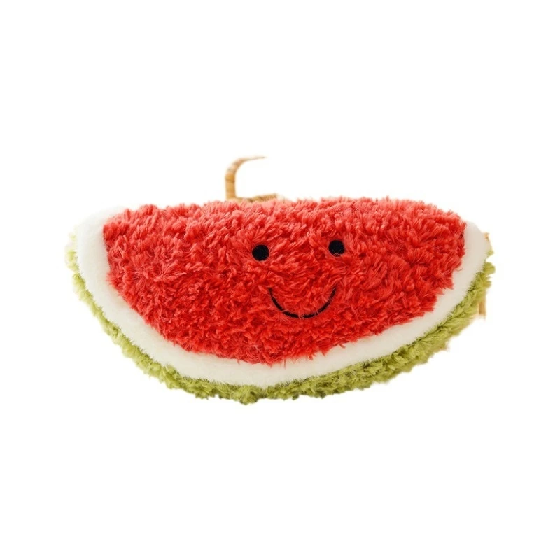 New Arrival Cute Cartoon Fruit Series Plush Doll Cute Vegetable Watermelon Pumpkin Pear Mango Banana Plush Toy Home Decoration