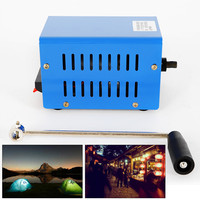 Manual Hand Crank Generator USB Charger Outdoor Camping Generator Portable 20W