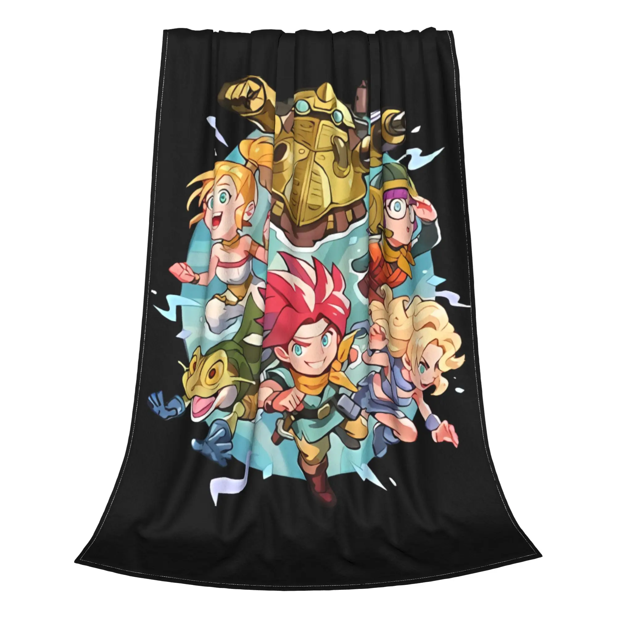1PC Home Cute Room Decor anime adventure Blanket Throw Blanket Chrono Trigger Novelty Warm Blanket All Season
