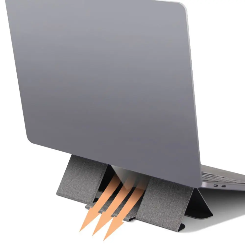 New PU Foldable Tablet PU Stand Foldable Adjustable Laptop Holder Desktop Mount Computer Tablets Bracket