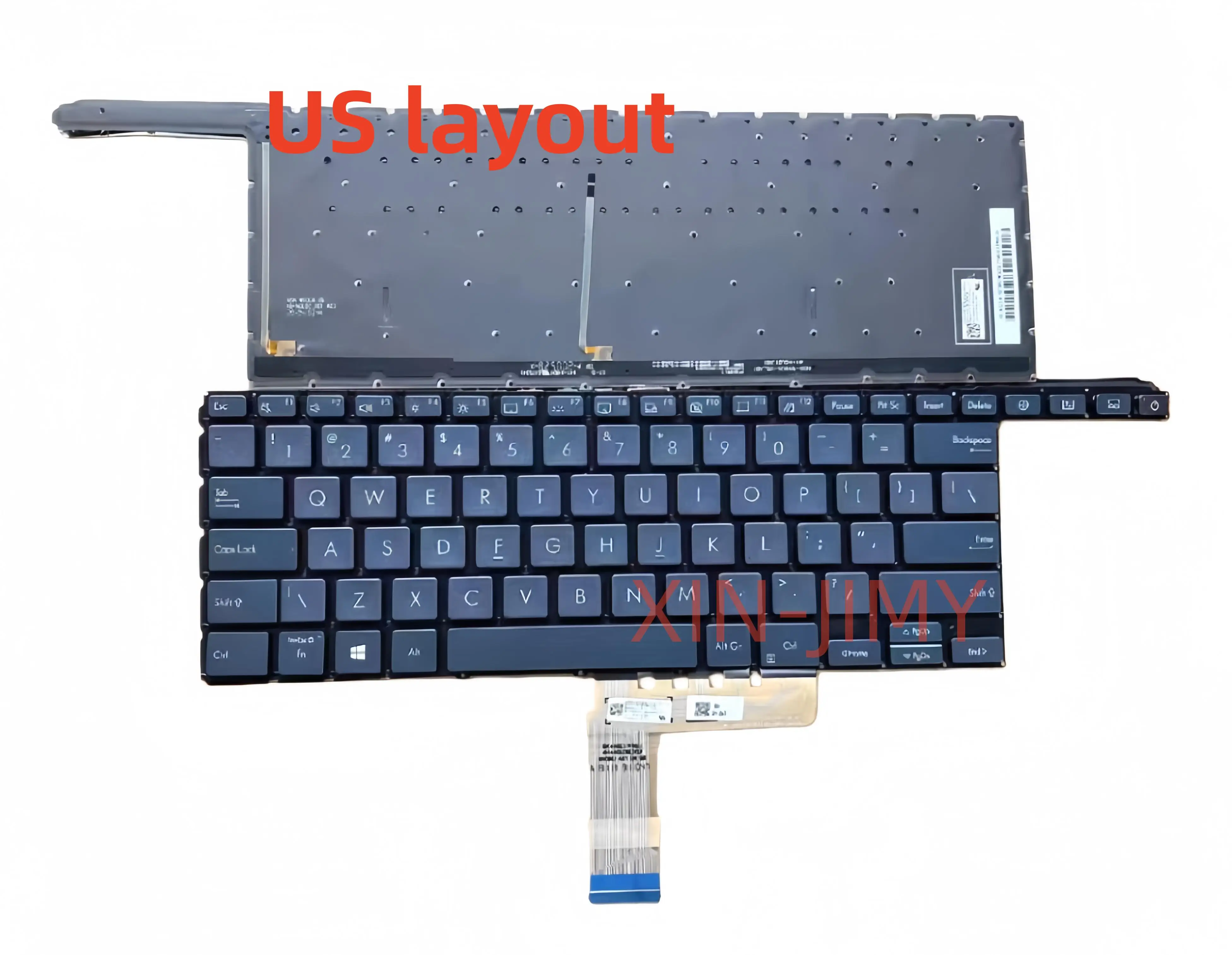 

Клавиатура ноутбука с подсветкой и американской раскладкой для ноутбука Asus Zenbook Pro Duo 15 ux581 UX581G Ux581gv ux581lv