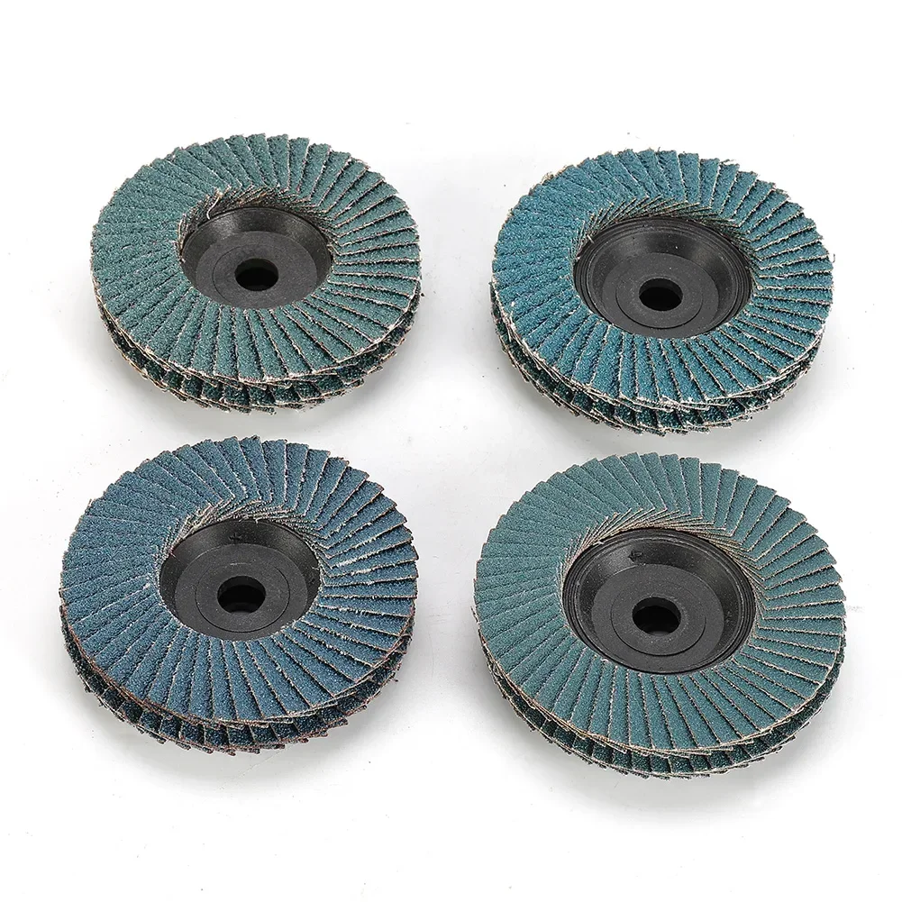 8pcs 3 Inch Flat Flap Discs 75mm Grinding Wheels Wood Cutting For Angle Grinder 40/60/80/120 Grit Sanding Discs Abrasive Disc