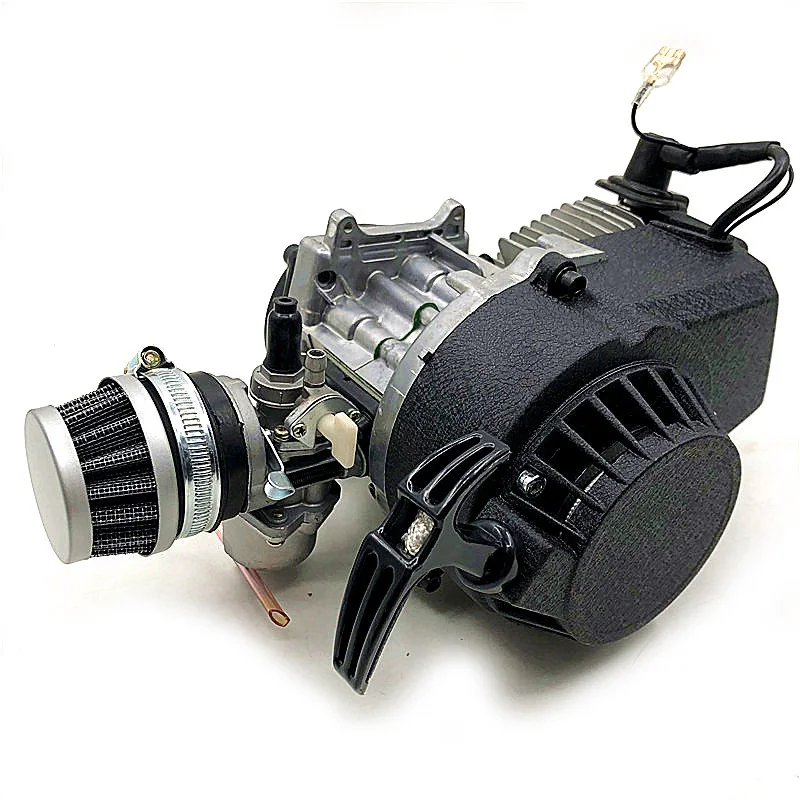 49cc Silnik gazowy 2-suwowy Łatwy rozruch 25H Zębatka Przekładnia Filtr powietrza Do Mini Pocket Pit Quad Dirt Bike ATV Scooter
