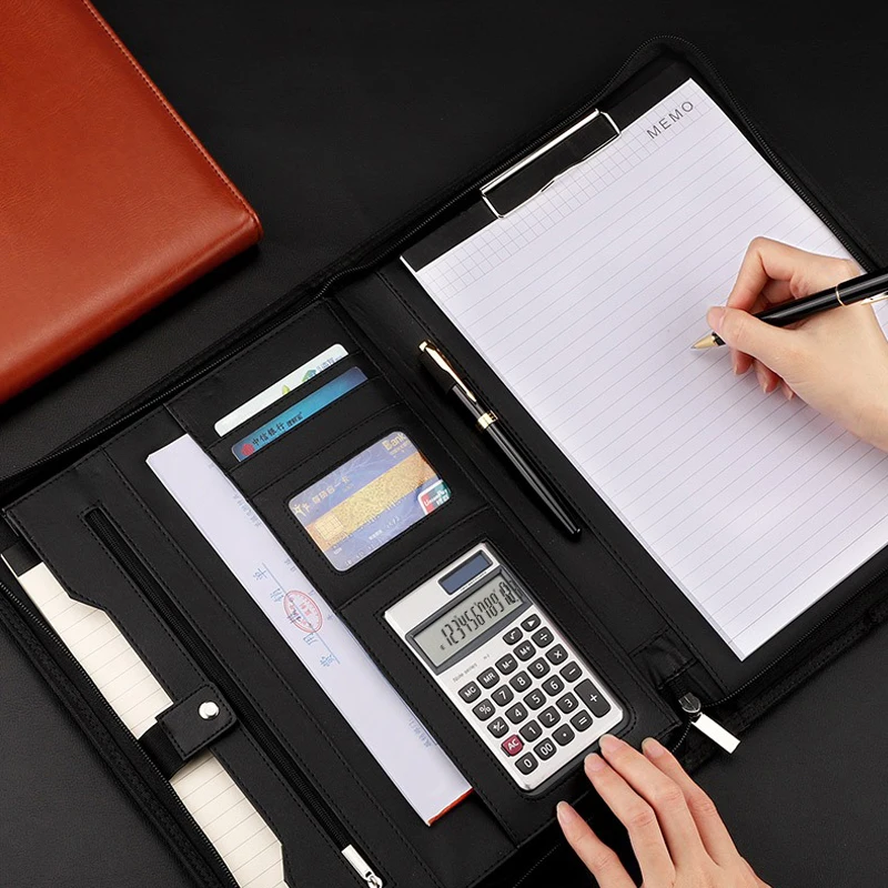 professional-a4-leather-briefcase-portfolio-folder-for-document-holders-bag-business-contracts-organizer-bag-legal-pad-folio