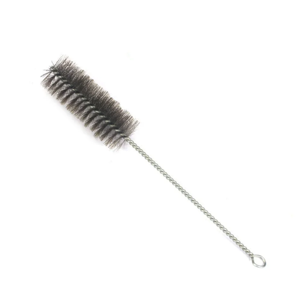 Chimney Cleaning Tool 2 Meter Long with Nylon Bristle Brush Head 15 Centimeter Wide for Chimney Pipe and Furnace Tube Cleaning