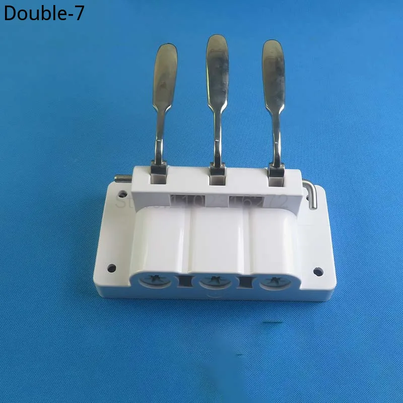 

White Discharge Valve Front Block Panel Spare Part For Guangli Soft Serve Ice Cream Machine Ahead Plate Replacements Brand New