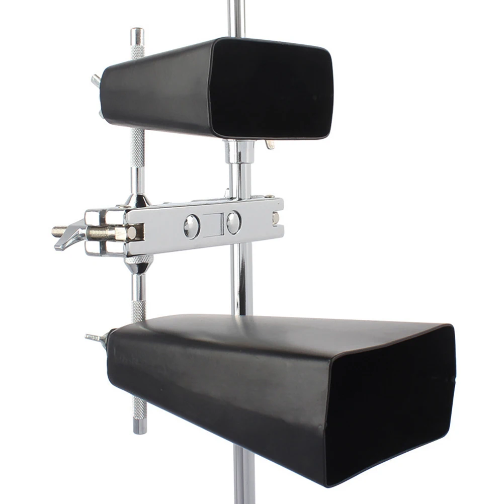 

Musical Instrument Ground Drum Cowbell Clip Clamps Metal Mounting Extension Bracket