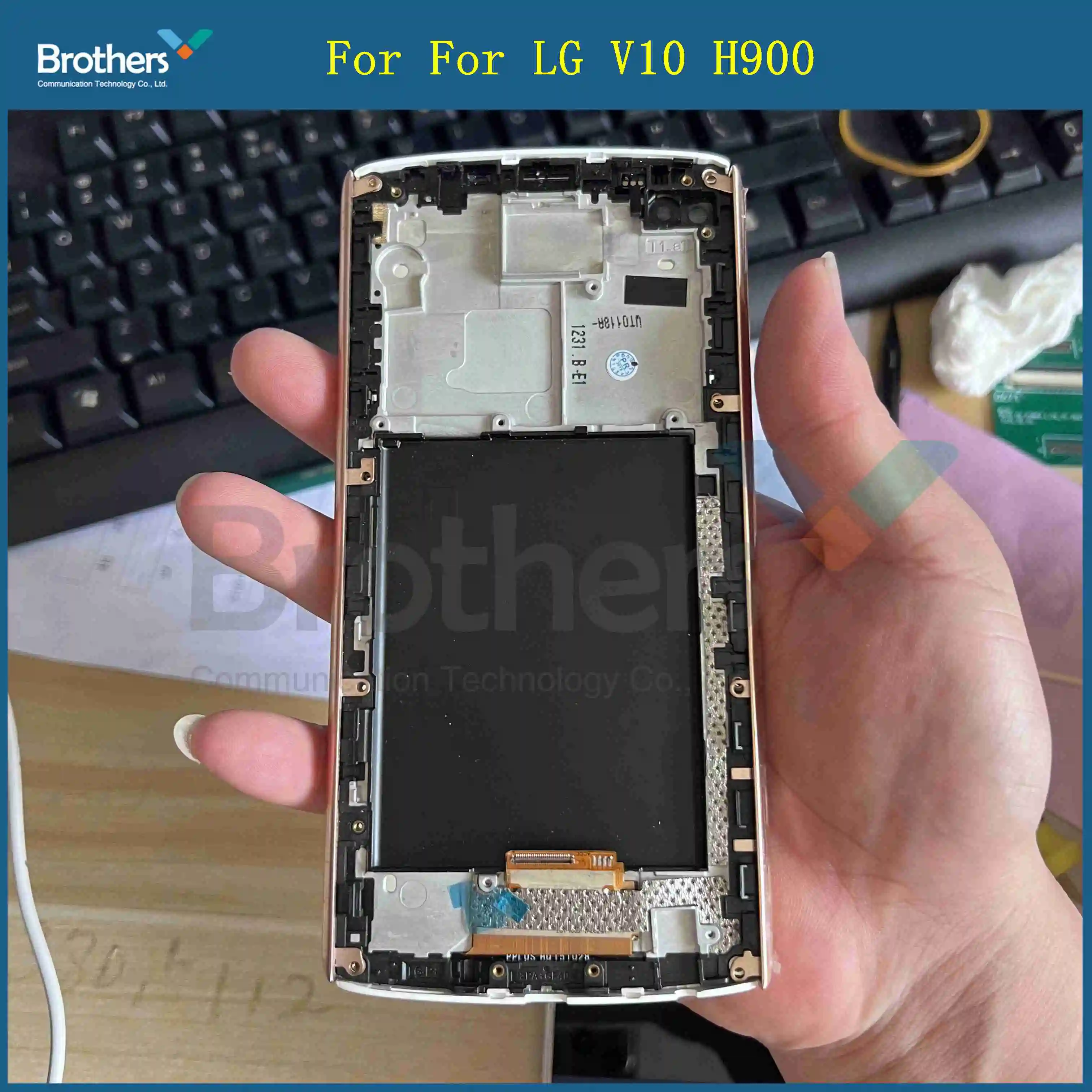 For LG V10 H900 VS990 H960 H901 H968 H961N F600K F600S H960A H961S LCD Display Touch Screen Digitizer Assembly With Frame Dual