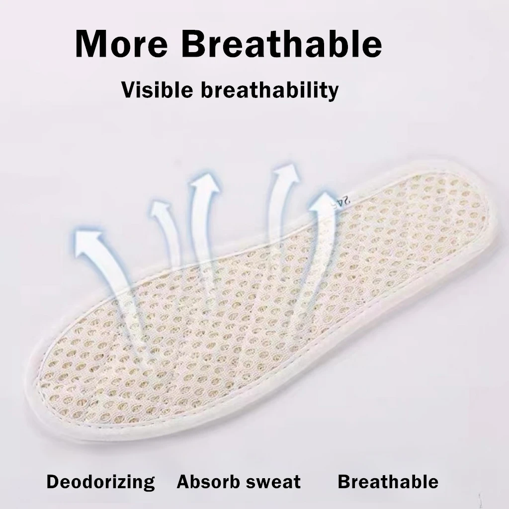 Rete bifacciale leggera da uomo e da donna【Piede in luffa】Assorbimento del sudore, comodi e traspiranti