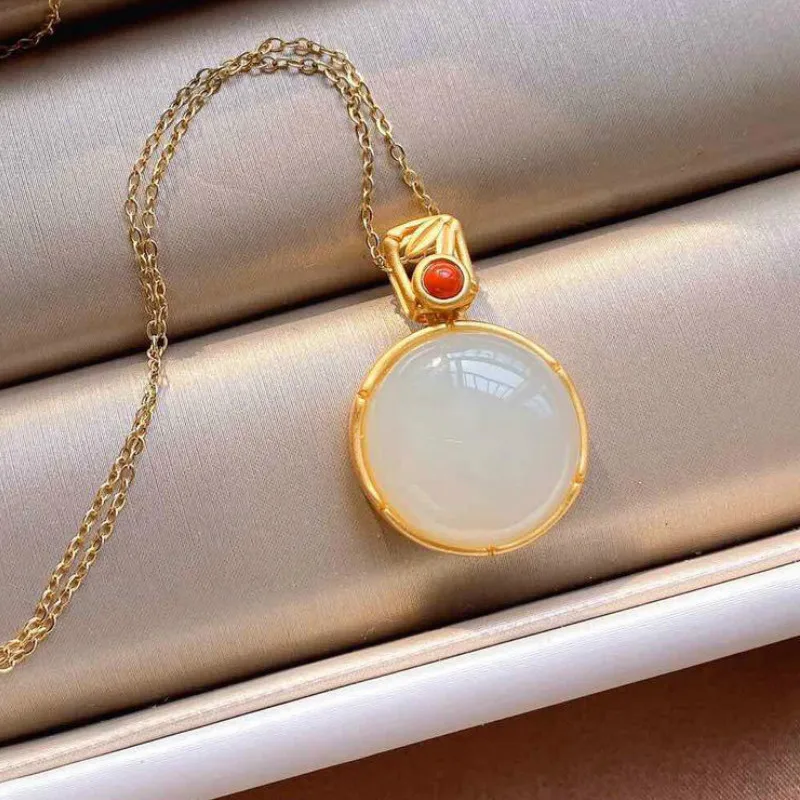 

Женское Ожерелье, роскошные настоящие ювелирные изделия, подарки для женщин, дизайнерские талисманы, позолоченные винтажные камни 18 карат