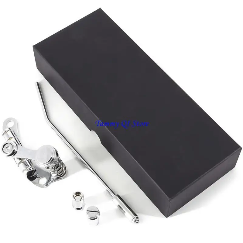 

F1FD Guitar Bridge Pull Plate Electric Guitars Tailpiece Tremolo Replacement Electric Guitars Part Easy to Installation